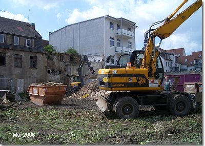 Neubau von 6 Stadth&auml;usern Filterstra&szlig;e Ecke Papenstra&szlig;e in Stralsund