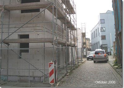 Neubau von 6 Stadthäusern Filterstraße Ecke Papenstraße in Stralsund