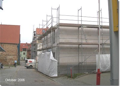 Neubau von 6 Stadthäusern Filterstraße Ecke Papenstraße in Stralsund
