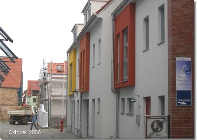 Neubau von 6 Stadthäusern Filterstraße Ecke Papenstraße in Stralsund