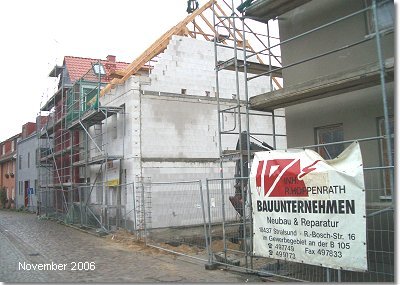 Neubau von 6 Stadthäusern Filterstraße Ecke Papenstraße in Stralsund