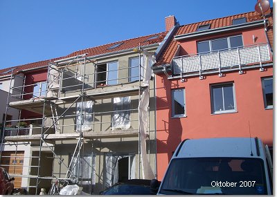 Neubau von 6 Stadthäusern Filterstraße Ecke Papenstraße in Stralsund