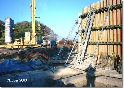 Neubau Trinkwasserbeh�lter Schlagtow