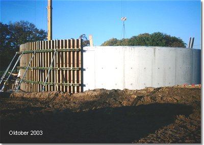 Neubau Trinkwasserbeh�lter Schlagtow