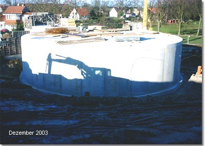 Neubau Trinkwasserbeh�lter Schlagtow