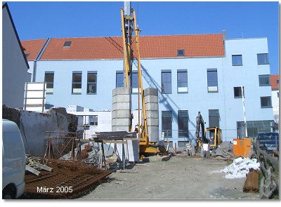 Neubau Reihenhauswohnanlage in der Papenstra�e in Stralsund
