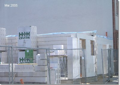 Neubau Reihenhauswohnanlage in der Papenstra�e in Stralsund