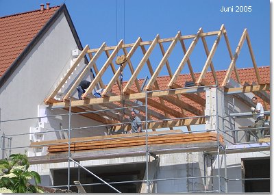 Neubau Reihenhauswohnanlage in der Papenstra�e in Stralsund