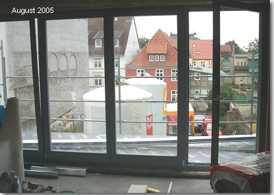 Neubau Reihenhauswohnanlage in der Papenstra�e in Stralsund