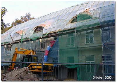 Sanierung Teilst�ck der Stadtmauer Stralsund