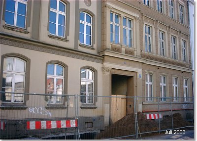 Sanierung M�nchstra�e 18/18a in Stralsund
