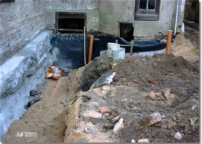 Sanierung M�nchstra�e 18/18a in Stralsund