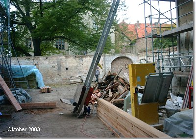 Sanierung M�nchstra�e 18/18a in Stralsund