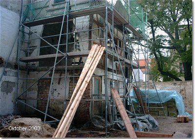 Sanierung M�nchstra�e 18/18a in Stralsund