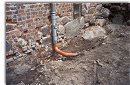 Sanierung Teilst�ck der Stadtmauer Stralsund